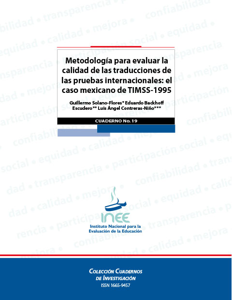 Tercer Estudio Internacional de Matemáticas y Ciencias Naturales (TIMSS): Resultados de México en 1995 y 2000. No.4