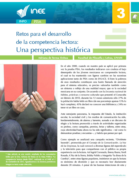 Retos para el desarrollo de la competencia lectora: Una perspectiva histórica