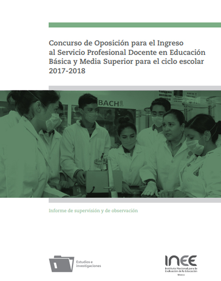 Concurso de oposición para el ingreso al Servicio Profesional Docente en educación básica y media superior para el ciclo escolar 2017-2018