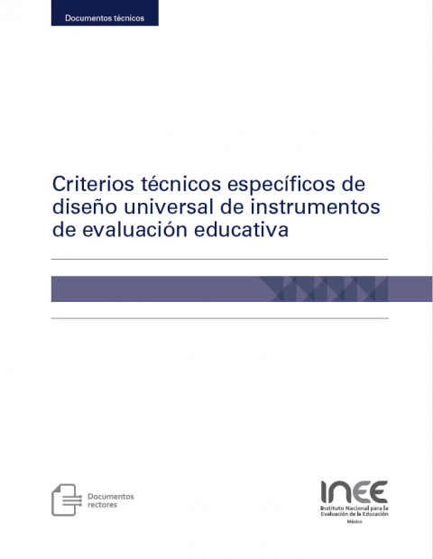 Criterios técnicos específicos de diseño universal de instrumentos de evaluación educativa