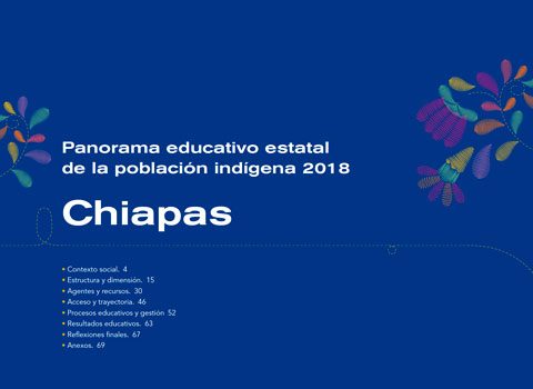 Panorama educativo estatal de la población indígena 2018. Chiapas