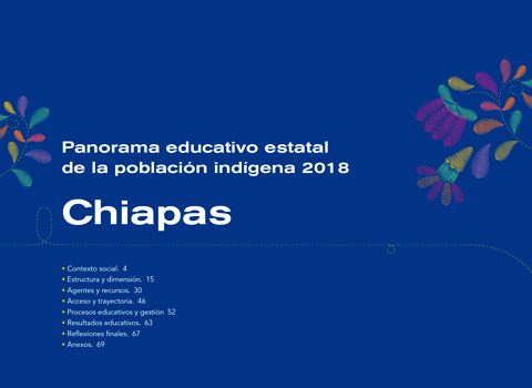 Panorama educativo estatal de la población indígena 2018. Chiapas